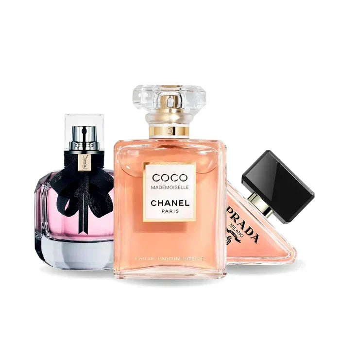 Pack de 3 parfums : Prada PARADOXE, COCO MADEMOISELLE & MON PARIS – 100 ml