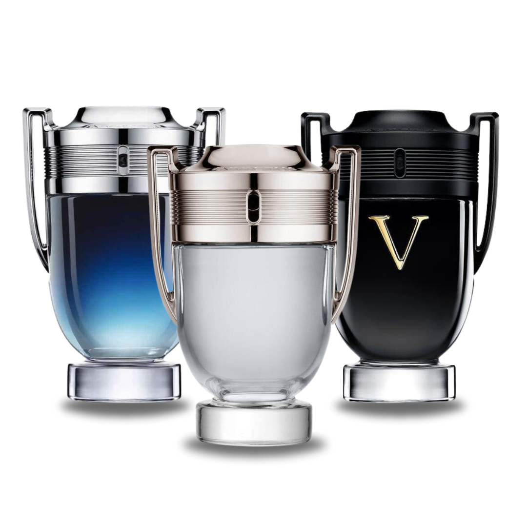 Lot de 3 parfums : INVICTUS LEGEND, INVICTUS et INVICTUS VICTORY – 100 ml