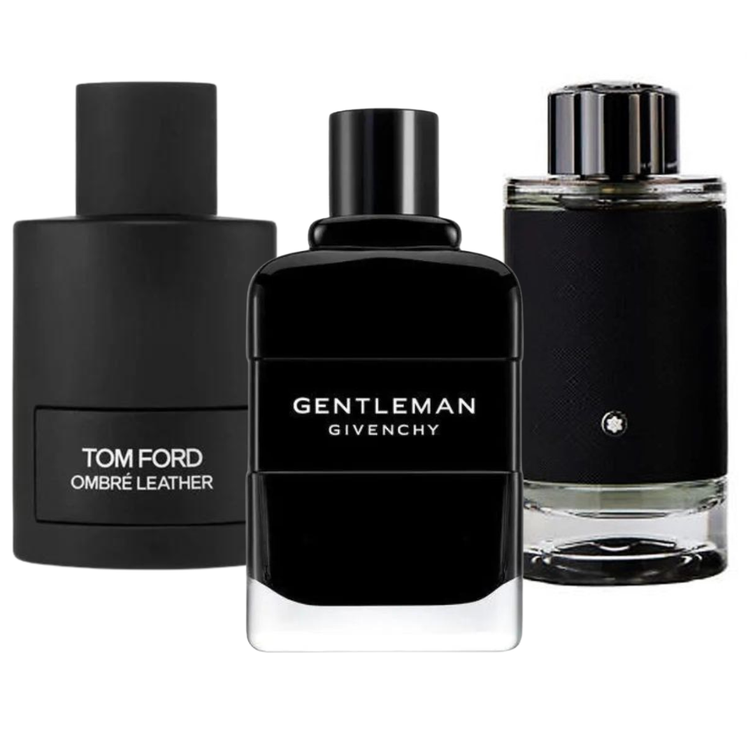 Lot de 3 parfums : OMBRE LEATHER, GENTLEMAN & EXPLORER – 100 ml